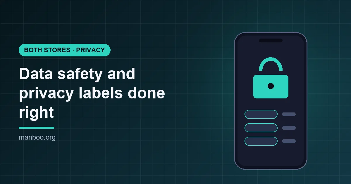 Data Safety and App Privacy Labels: Getting Both Stores' Disclosures Right